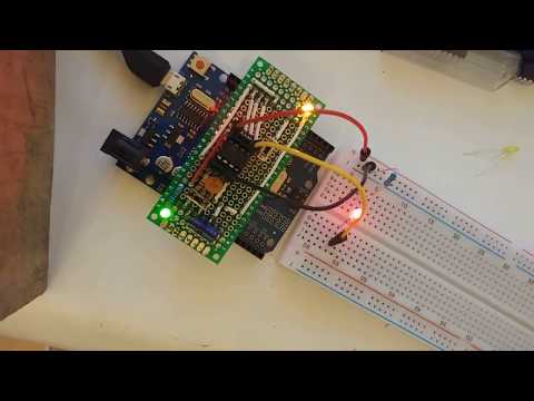 ATtiny prototype board: without test led