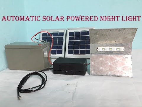 AUTOMATIC SOLAR POWERED NIGHT LIGHT