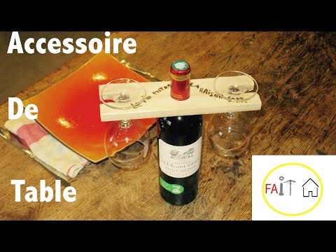 Accessoire de table supporte verres