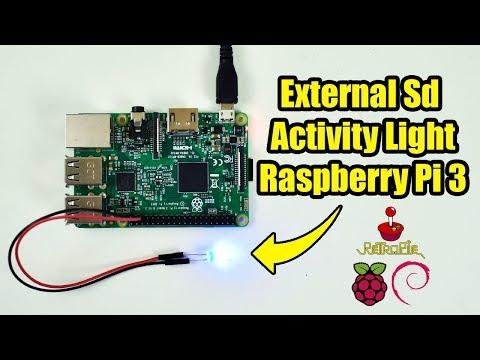 Add An External Sd Activity Light Raspberry Pi 3 Retropie Or Raspbian