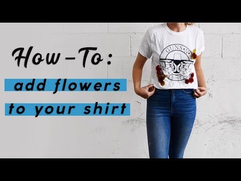 Add Flowers To Your Shirt! | T-Shirt Elephant: How-To