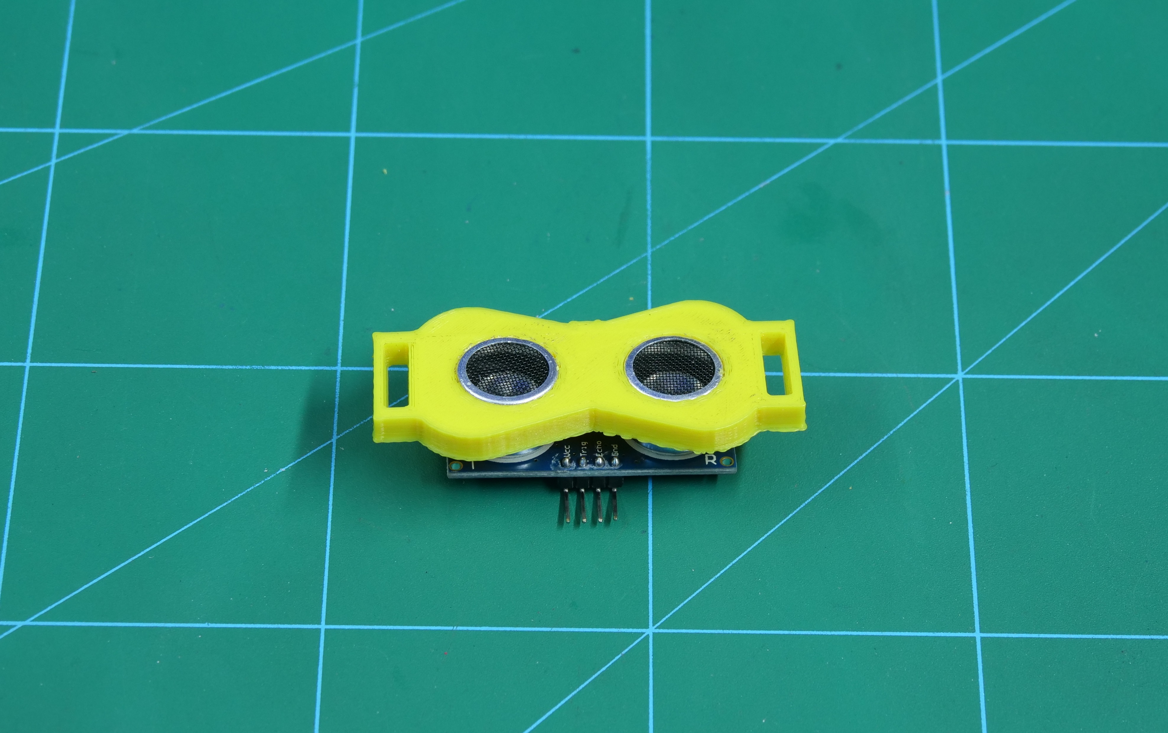 Add ultrasonic to 3D Printed part.JPG