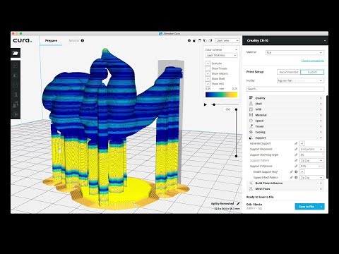 Adding Manual Support in Cura