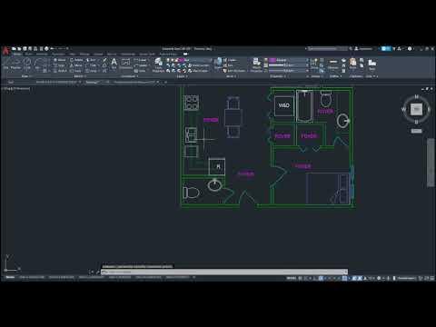 Adding text to a floor plan