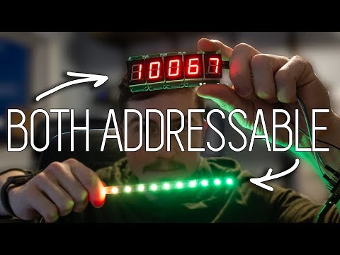 Addressable 7-Segment Displays