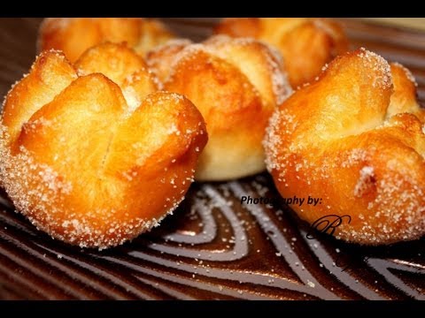 African Vanilla Chocolate Vetkoeks Donuts