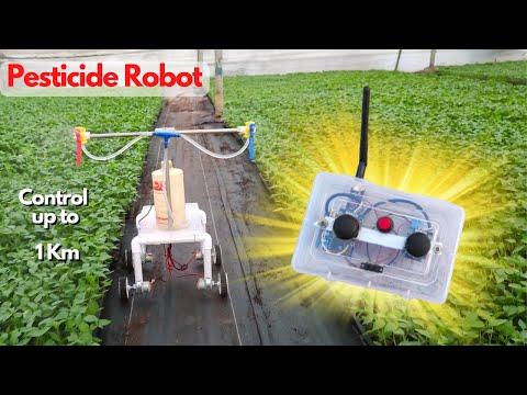 Agricultural Pesticide Spraying Robot | Arduino Remote Control Robot | Arduino Robot | Engineering