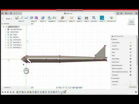 Airbus Glider Fusion 360 Lesson 4 - Preparing for Laser Cutting