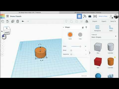 Airgineers -  Lesson 1: Getting Started in Tinkercad