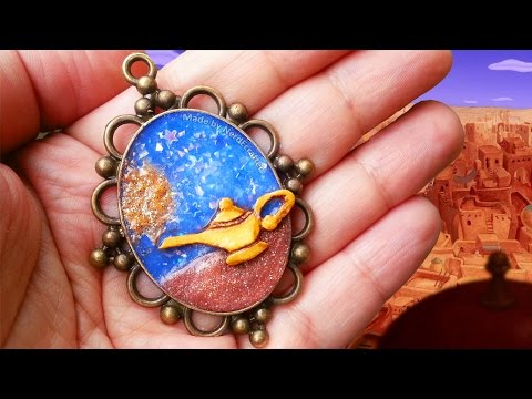 Aladdin Lamp Polymer Clay Tutorial + NEW SCULPEY COLORS