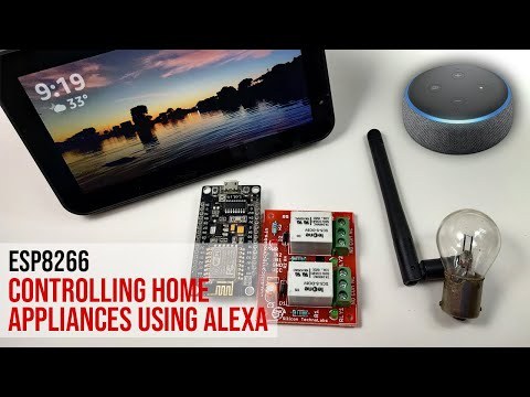 Alexa controlled ESP8266 or ESP32 and home appliances