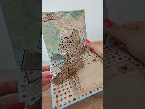 Alice in Wonderland Pop Up Card