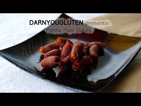 Almond Stuffed Dates wrapped in Parma Ham | Gluten Free