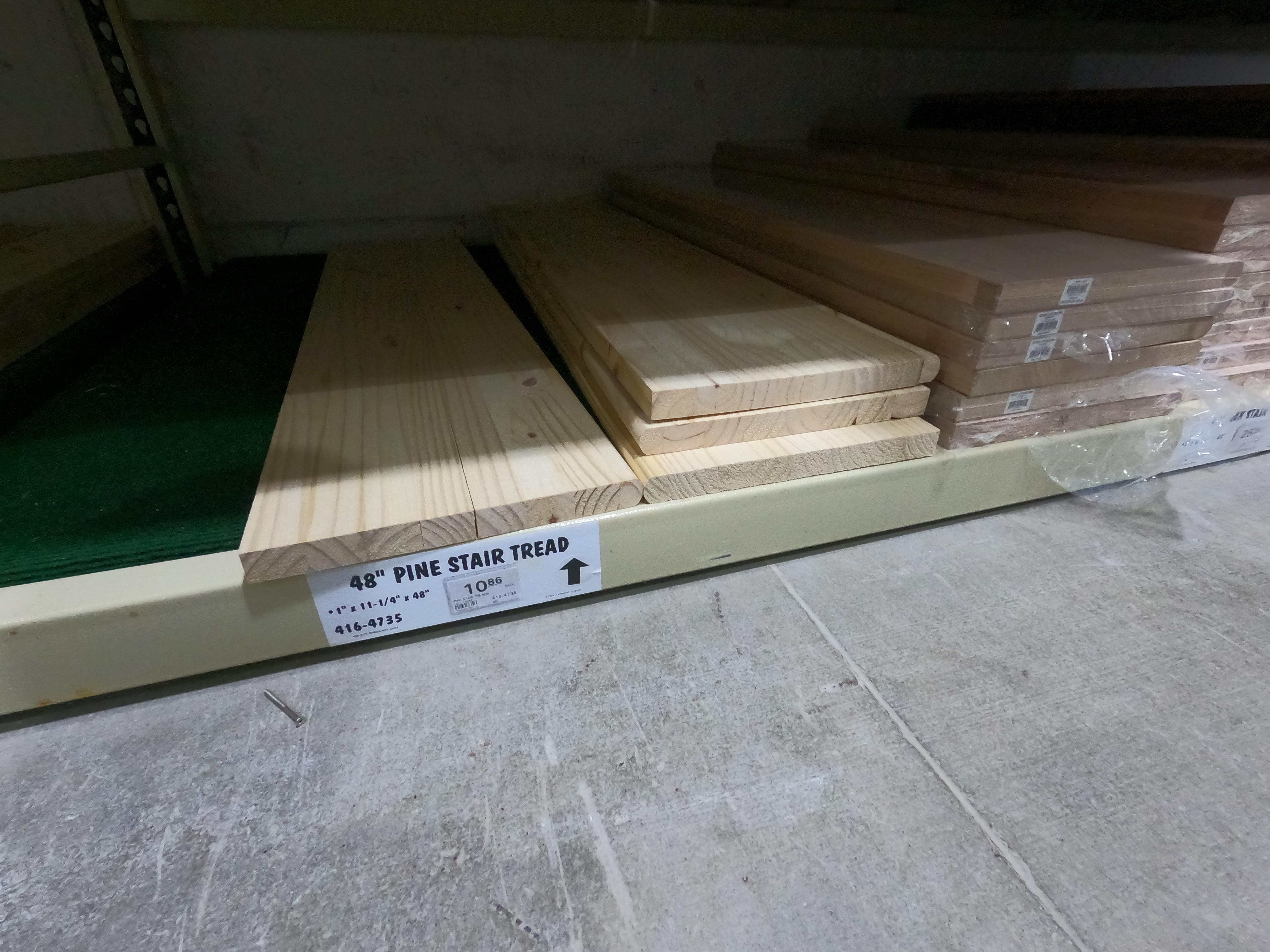 Alternate Materials - Pine Treads Manards No Surface.JPG