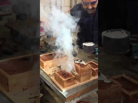 Aluminium sand casting