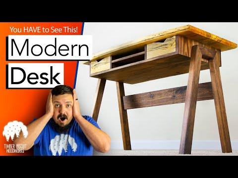 Amazing Modern Desk | How to Build