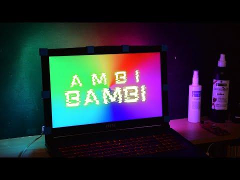 Ambibambi - Ambilight for laptops | led strip | tv pc test