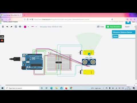 An obstacle avoiding robot