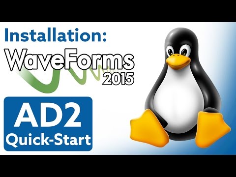 Analog Discovery 2 Quick-Start: Video 2c - Installing WaveForms on Linux