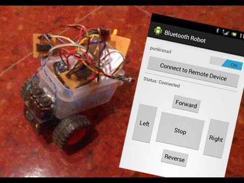 Android Controlled Bluetooth Robot