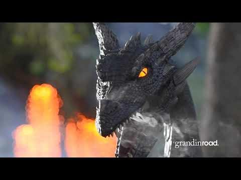 Animated Dark Night Dragon | Grandin Road