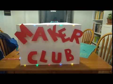 Animatronic Maker Club Sign