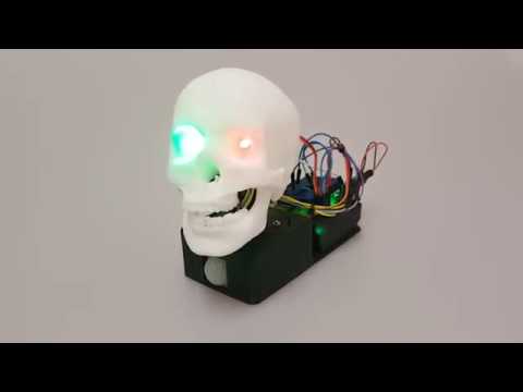 Animatronic Robotic Talking Skull