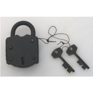 Antique Lock &amp; Old Fashioned Keys 3%22: Replicas Heavy Duty.jpeg