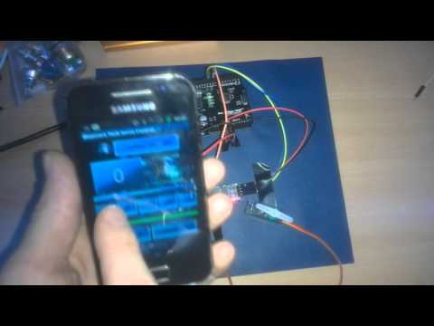 Arduino/Android - BLUETOOTH Servo motor Control Android APP