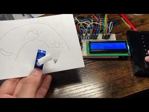 Arduino: Servo Motor Control with Photoresistor &amp; LCD