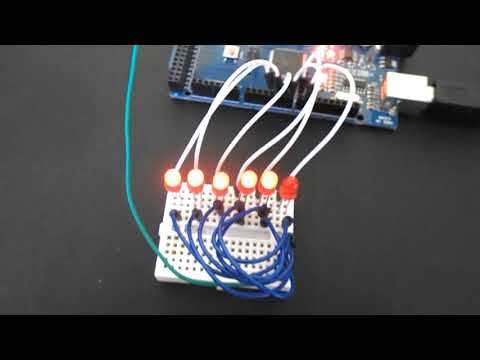 Arduino &amp;amp; Visuino Running LED for Beginners