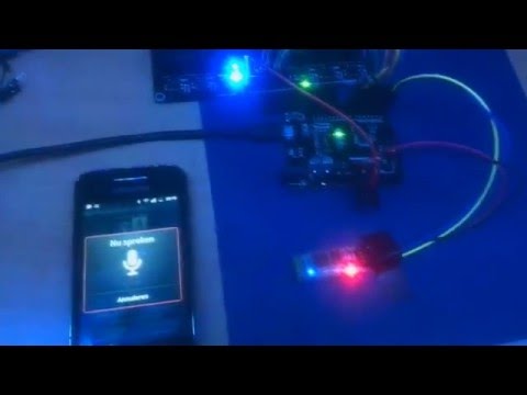 Arduino - BLUETOOTH voice &amp;amp; Remote Home control Android APP