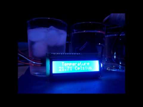 Arduino - LCD1602A I2C - Waterproof Thermistor with LCD1602A