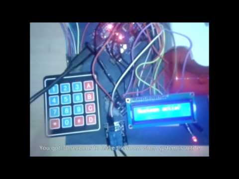 Arduino - PIR MOTION ALARM &amp;amp; Keypad DSN FIR800   RCW 0506