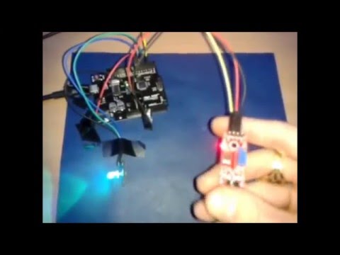 Arduino - Touch sensor switch using the KY-036