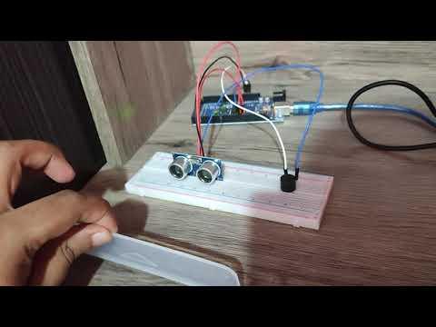 Arduino Car Reverse Sensor simulation