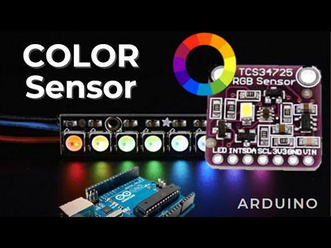 Arduino Color Recognition Using TCS34725 Color Sensor and Neopixels