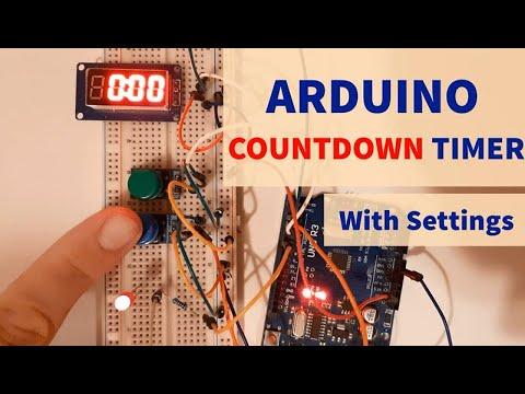 Arduino Countdown Timer With Settings