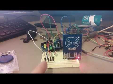 Arduino Demo of SPI RFID-RC522 MiFare reader