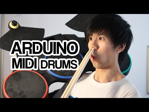 Arduino Drum MIDI | Rock Band Guitar Hero Mod