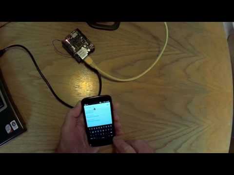 Arduino Ethernet Shield, Remote Control of LED from mobile Phone