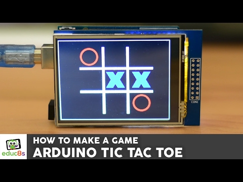 Arduino Game Project: Tic Tac Toe Game with a touch screen and an Arduino from Banggood.com