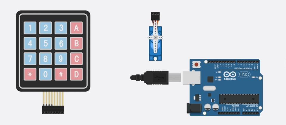 Arduino Keypad Safe Wiring Demo