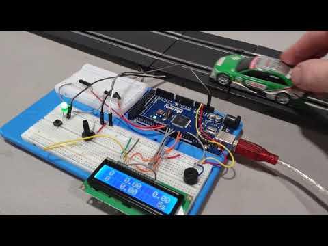 Arduino Lap Timer and Counter with Slot Sensor