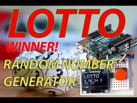 Arduino Lotto Random Number Generator