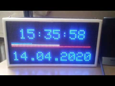 Arduino Matrix Clock With 3D Enclosure