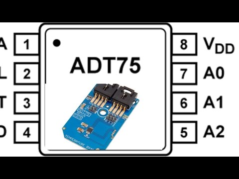 Arduino Nano - ADT75 Temperature Sensor Tutorial