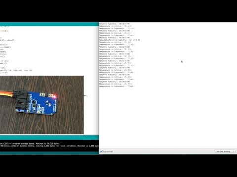 Arduino Nano - HTS221 Relative Humidity and Temperature Sensor Tutorial