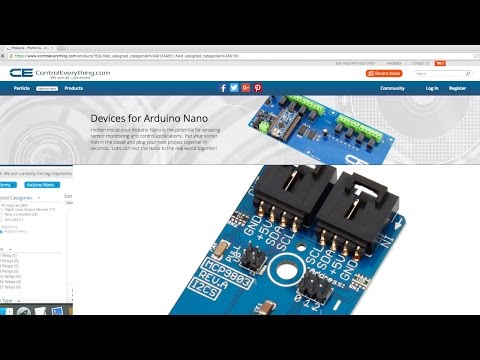 Arduino Nano - MCP9803 Temperature Sensor Tutorial