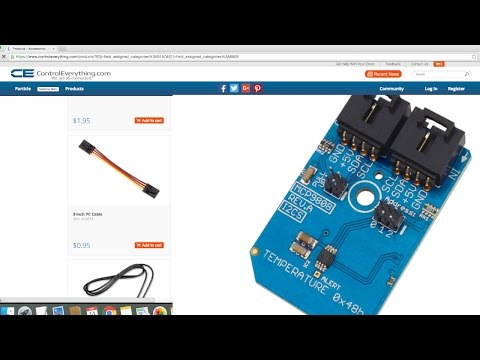 Arduino Nano - MCP9808 Temperature Sensor Tutorial